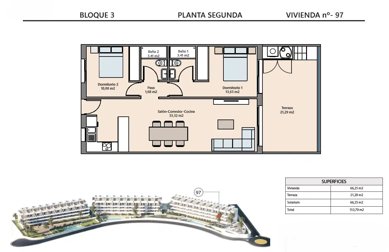 Ático con piscina en venta en Balcón de Finestrat - Terra Marina, imagen 16