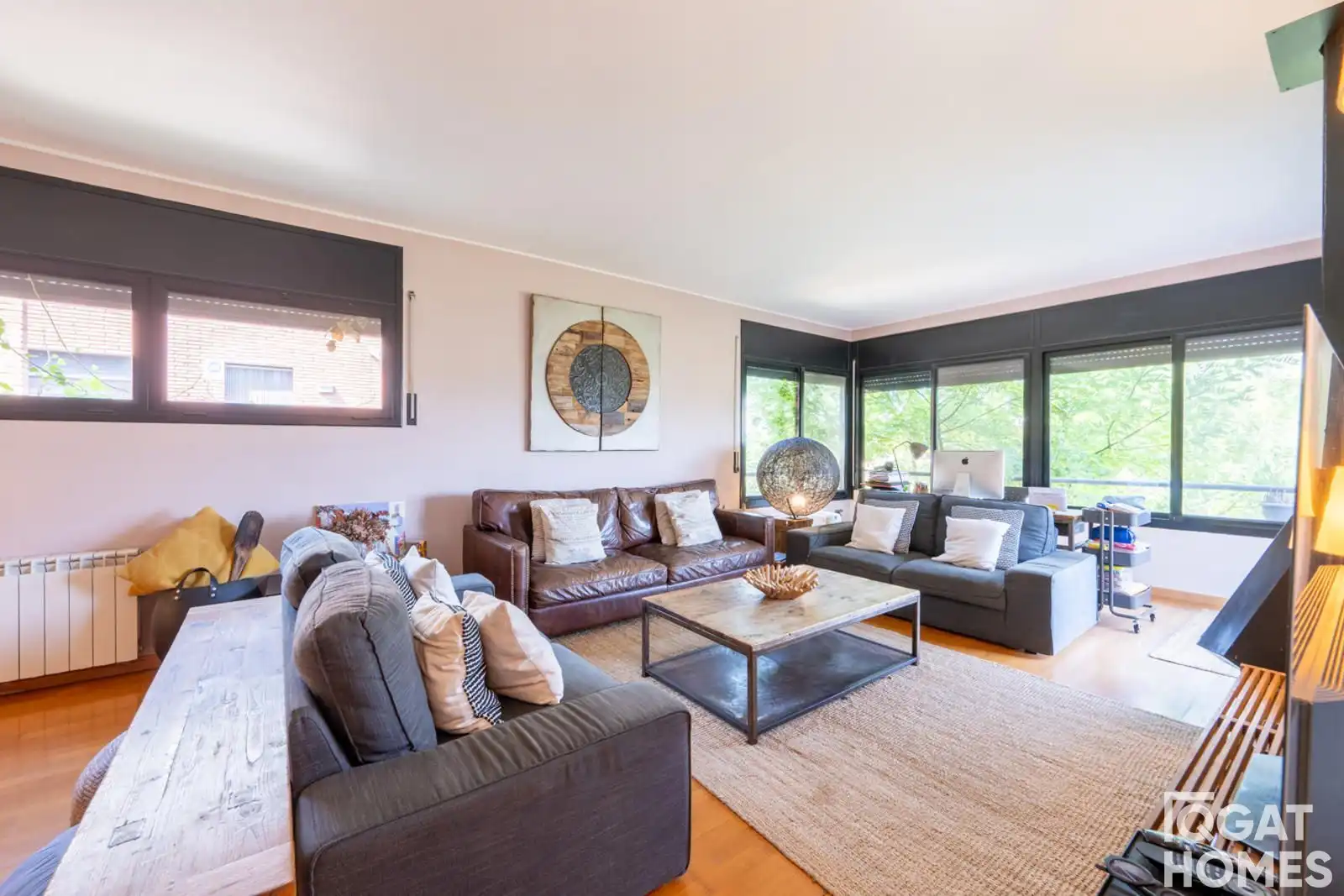 Sala de estar de Casa o chalet en venta en Sant Cugat del Vallès con Calefacción, Terraza y Trastero