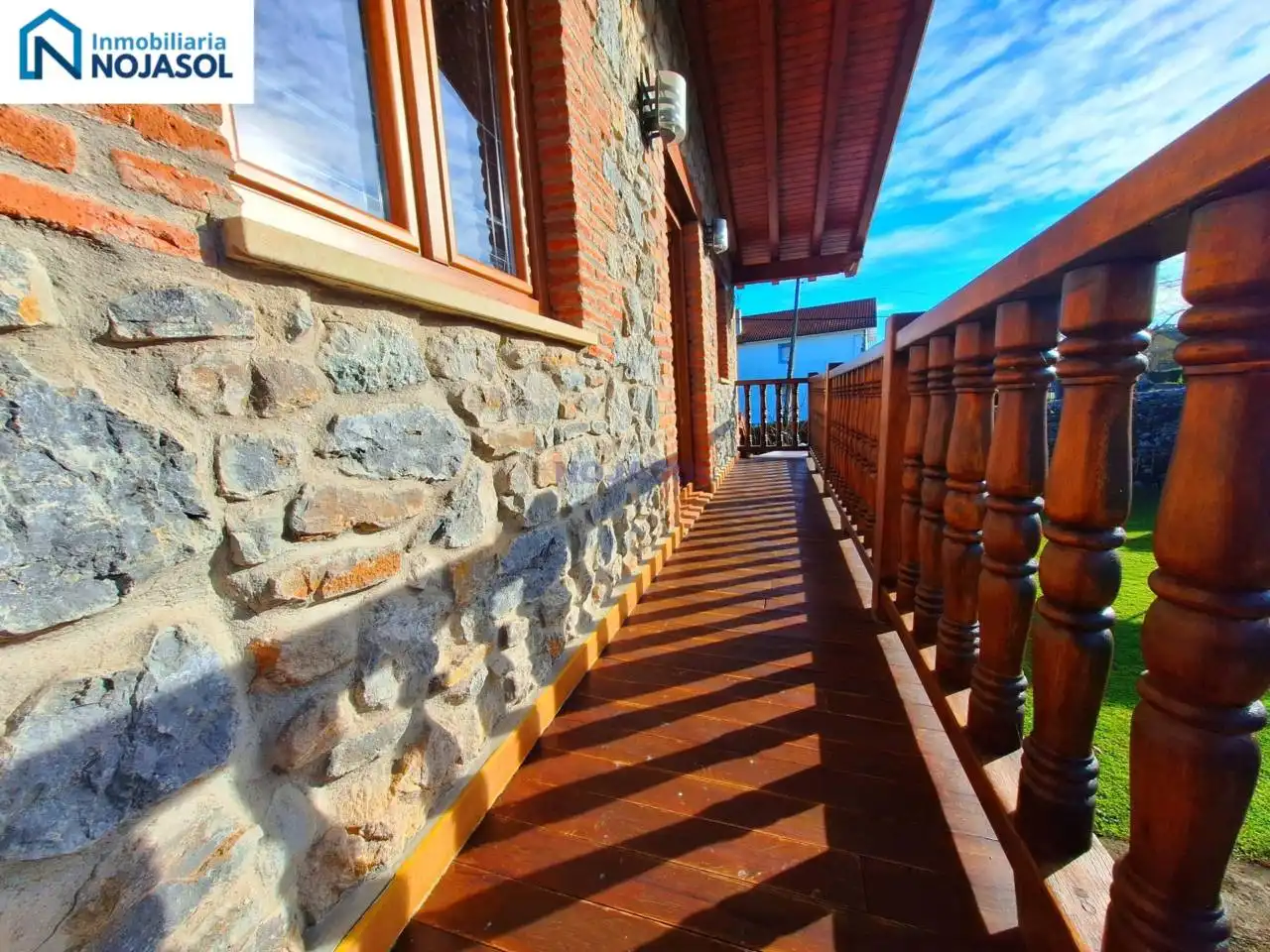 Terraza de Casa o chalet de alquiler en Noja con Calefacción, Jardín privado y Terraza