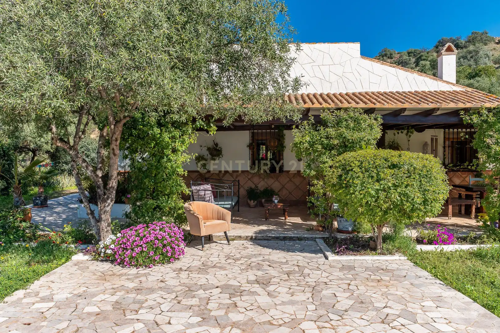 Terrassa de Casa o xalet en venda en Málaga amb Aire condicionat, Jardí privat i Traster
