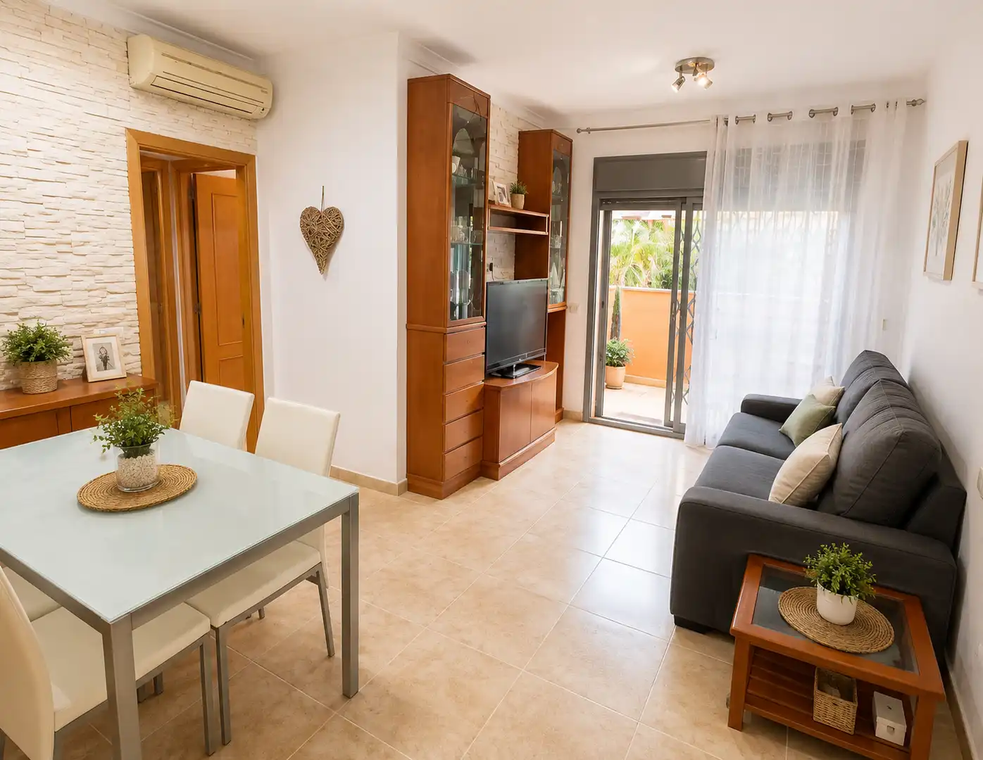 Sala de estar de Piso en venta en Calafell con Aire acondicionado, Terraza y Trastero