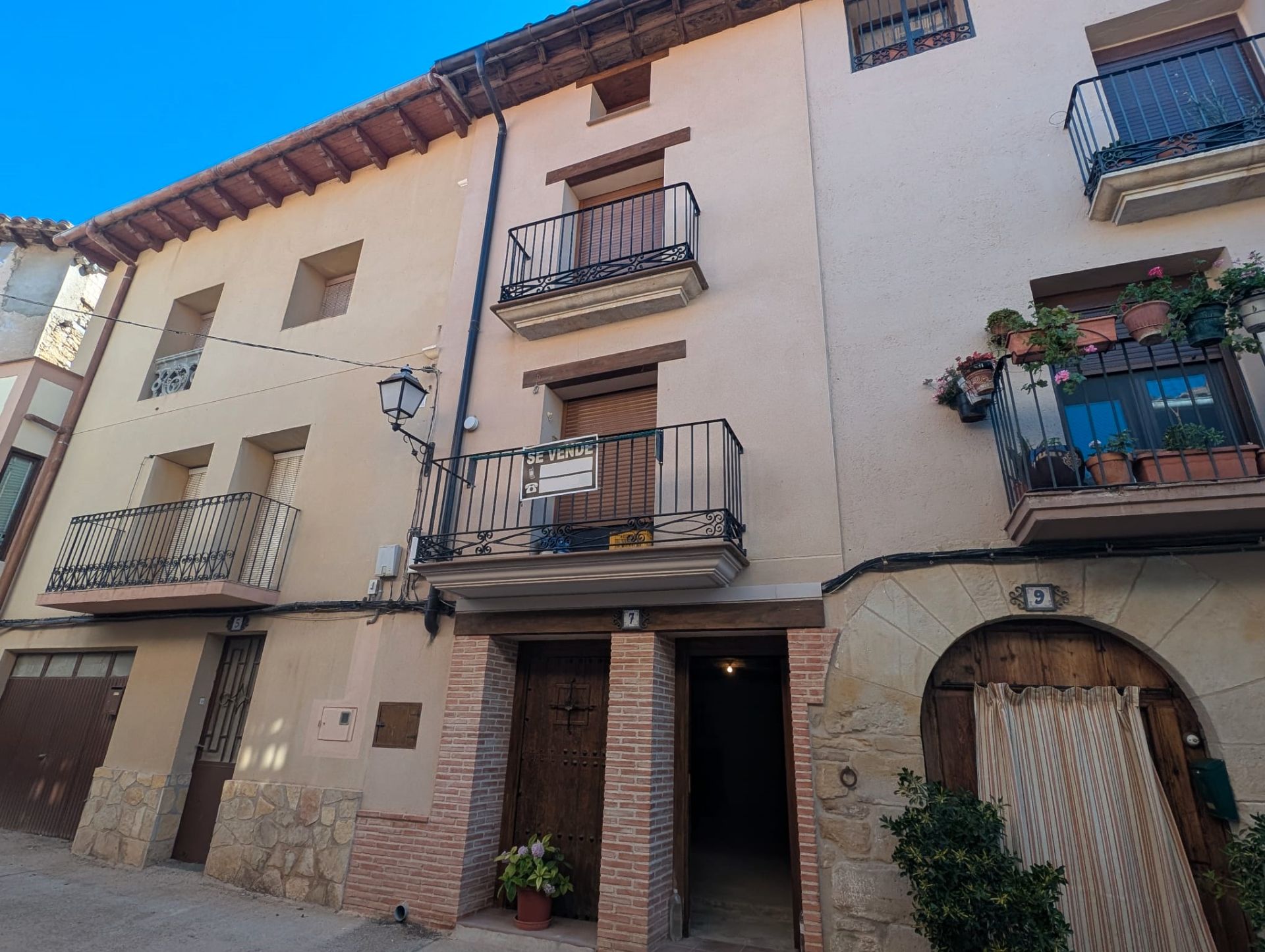 Vista exterior de Casa o xalet en venda en Ráfales amb Balcó