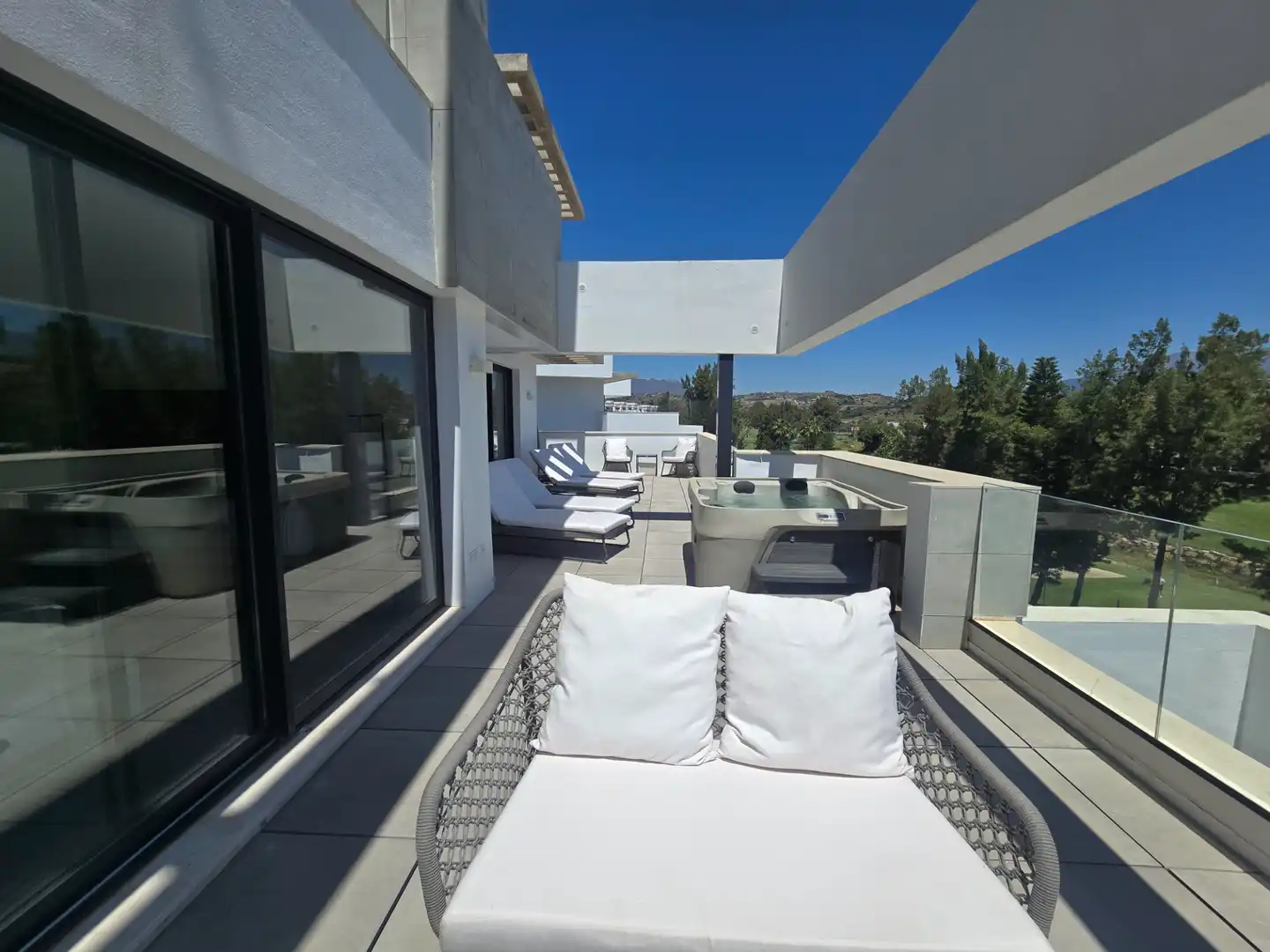 Terrace of Flat for sale in Mijas  with Air Conditioner, Heating and Terrace
