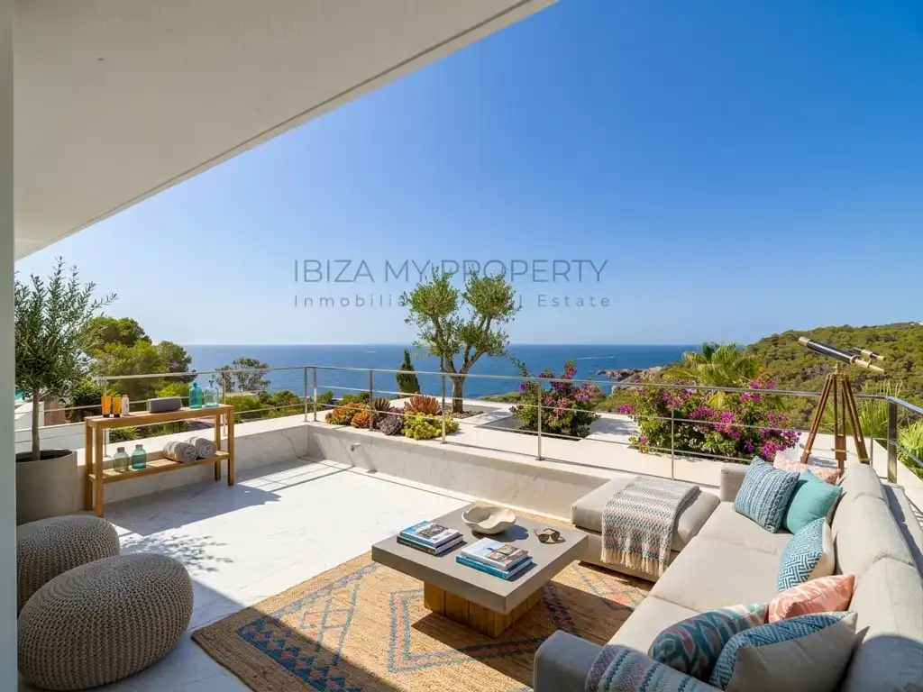 Terraza de Casa o chalet en venta en Santa Eulària des Riu con Aire acondicionado, Trastero y Piscina