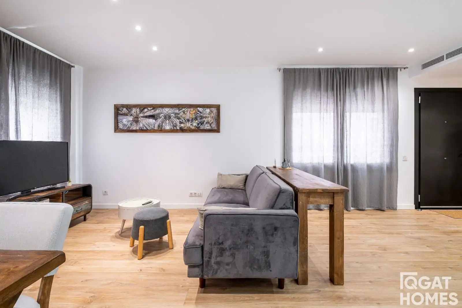 Wohnzimmer von Wohnung zur Miete in Rubí mit Klimaanlage und Möbliert