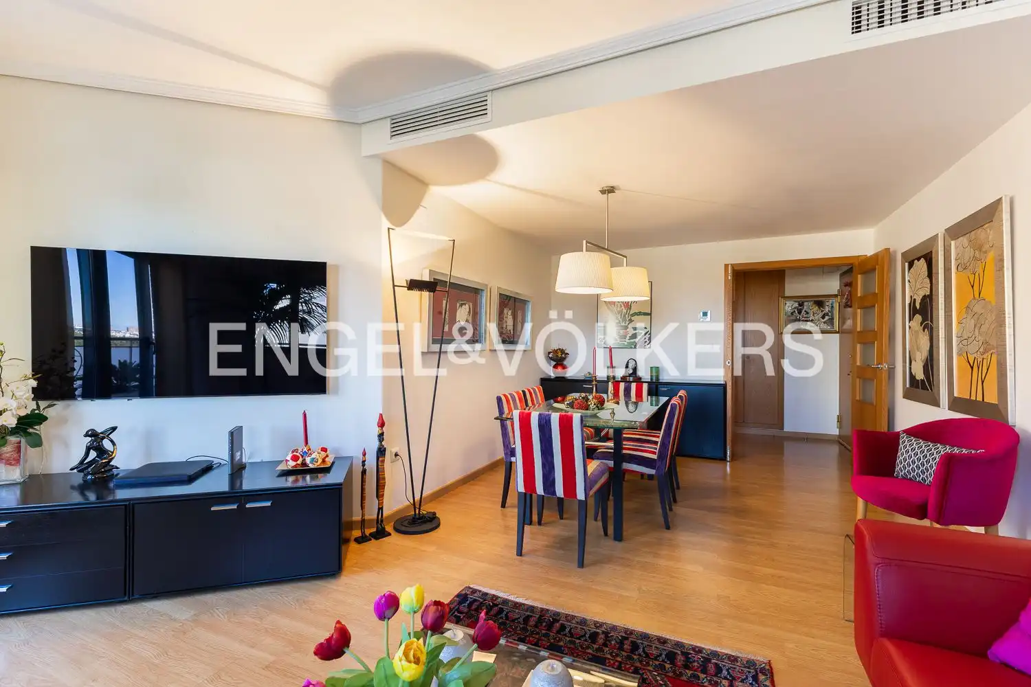 Living room of Attic for sale in Valencia  with Air Conditioner, Heating and Terrace