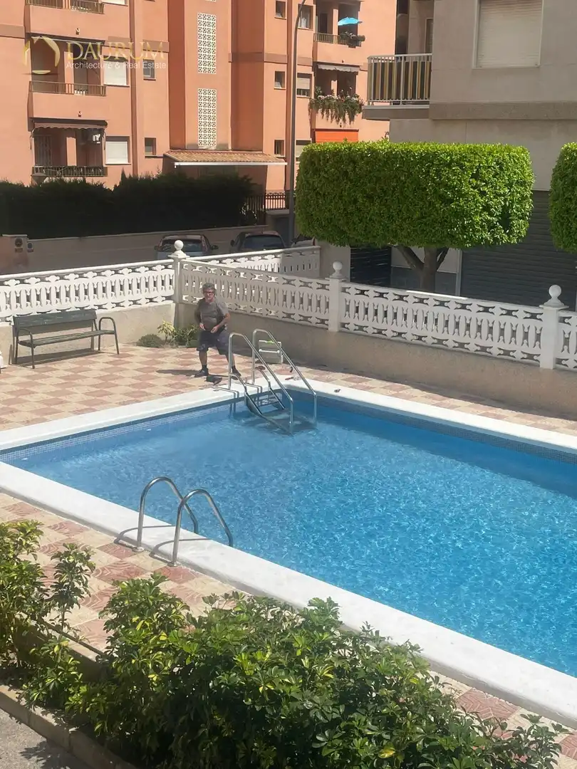 Swimming pool of Flat for sale in Santa Pola  with Air Conditioner, Heating and Terrace