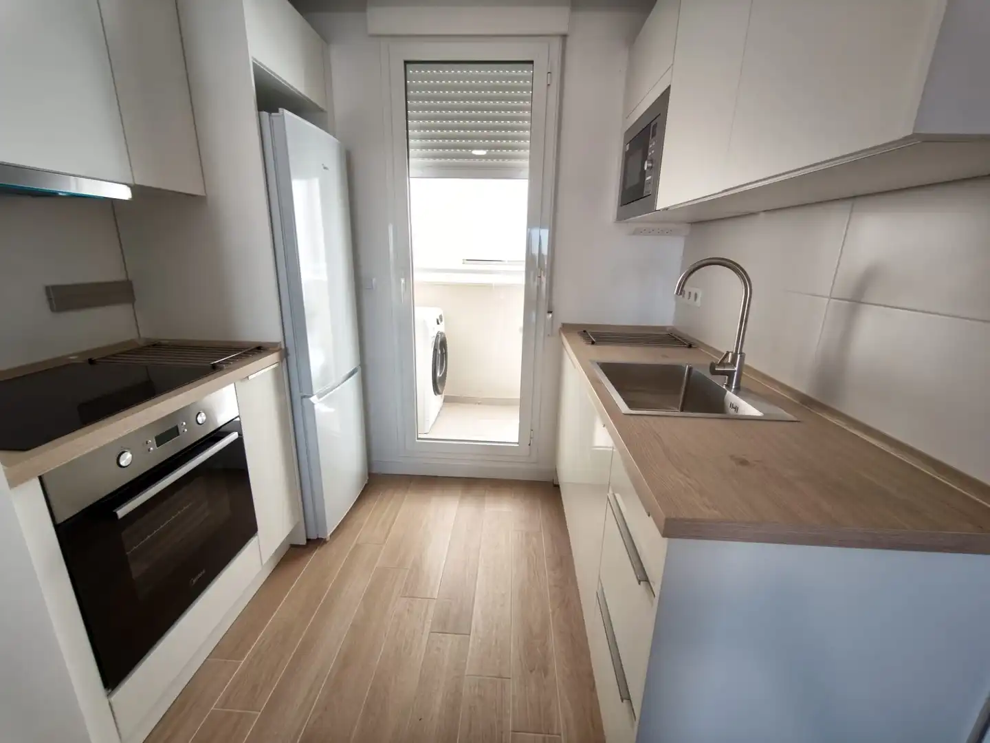 Kitchen of Flat for rent in Albacete  with Air Conditioner, Heating and Storage room