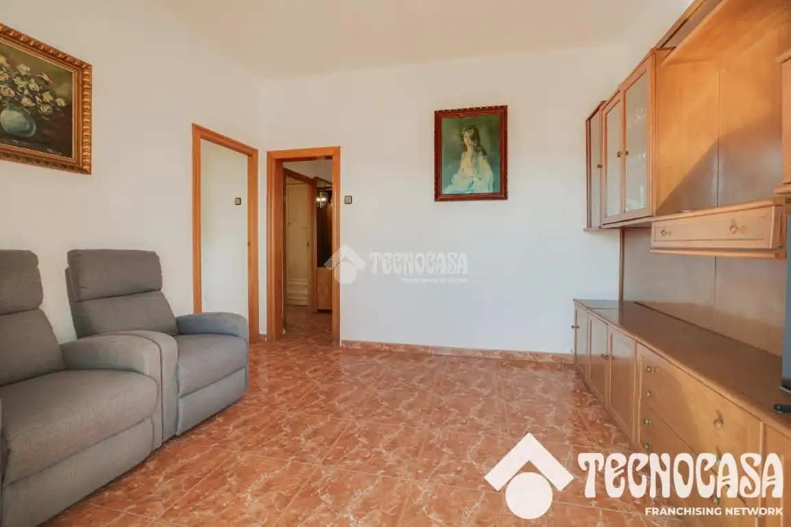 Sala d'estar de Àtic en venda en Barcelona amb Aire condicionat i Balcó