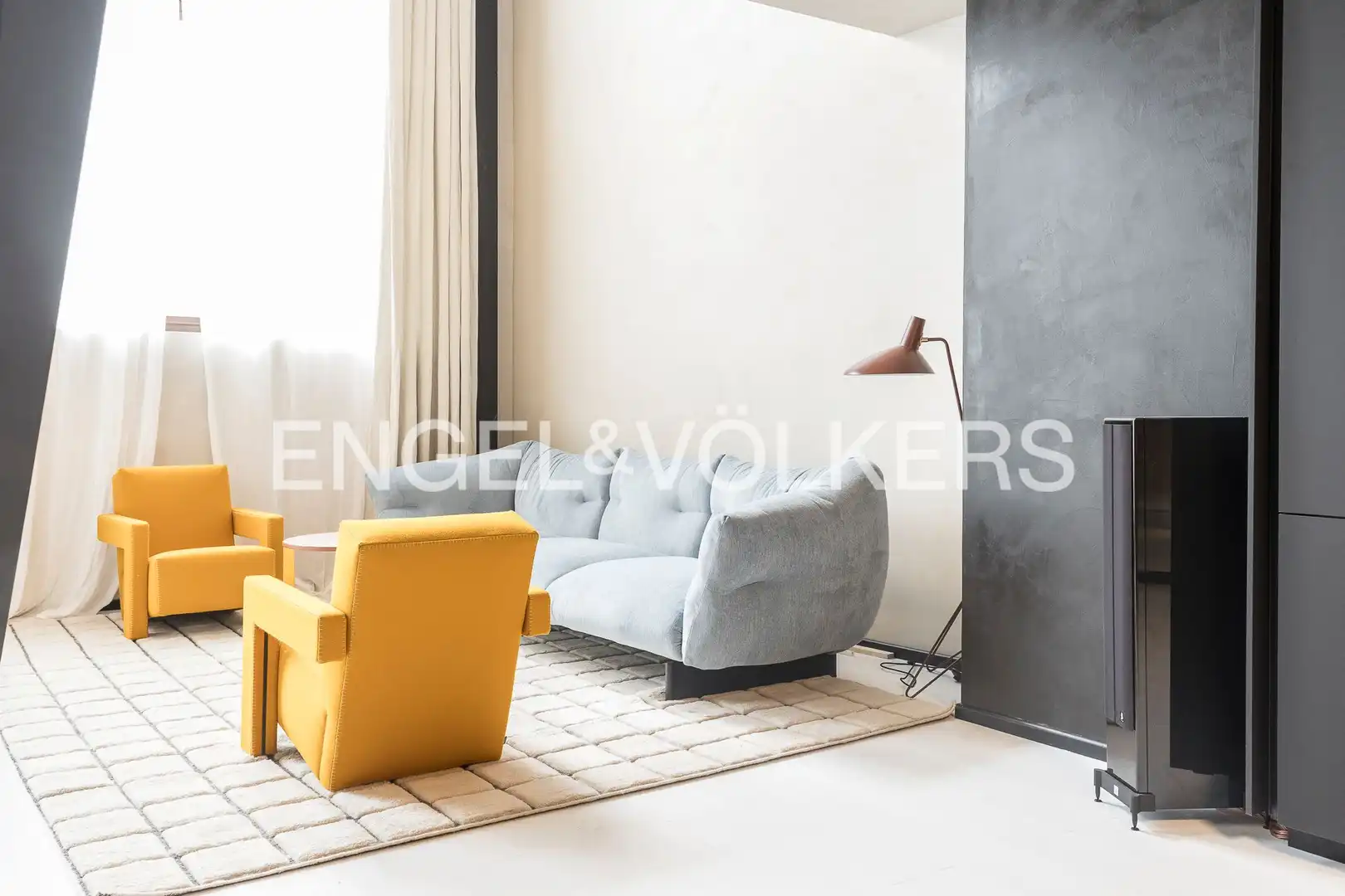 Wohnzimmer von Wohnung zur Miete in Barcelona mit Klimaanlage, Heizung und Parkett