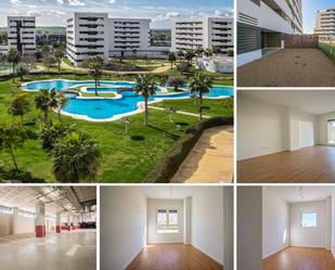 Exterior view of Planta baja for sale in  Sevilla Capital  with Air Conditioner, Heating and Terrace