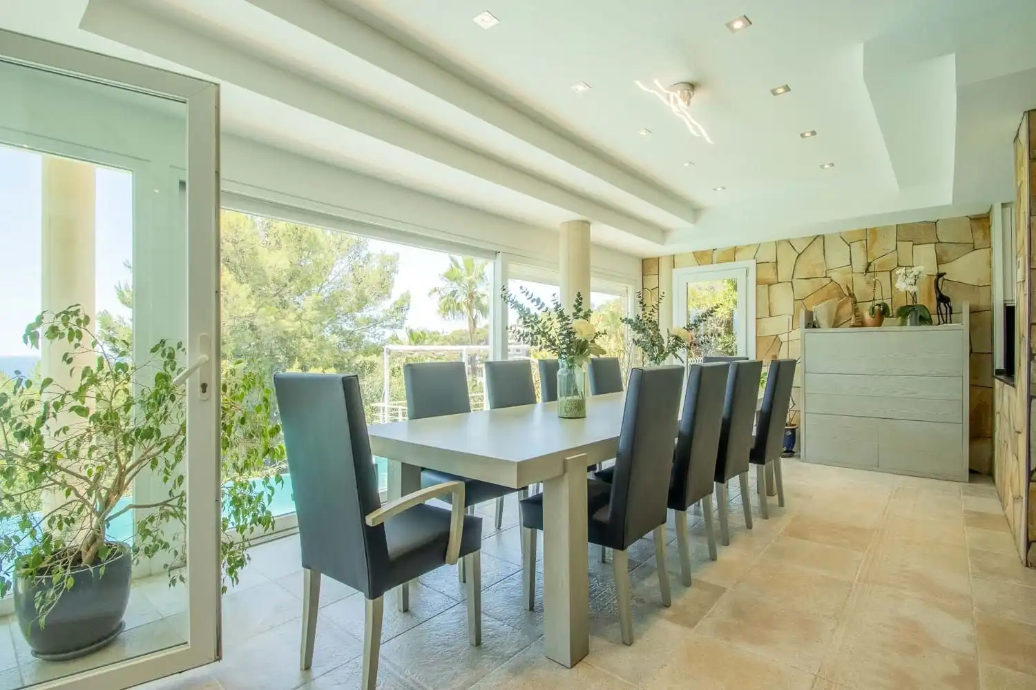 Dining room of Houses for sale in Calvià  with Air Conditioner, Terrace and Balcony
