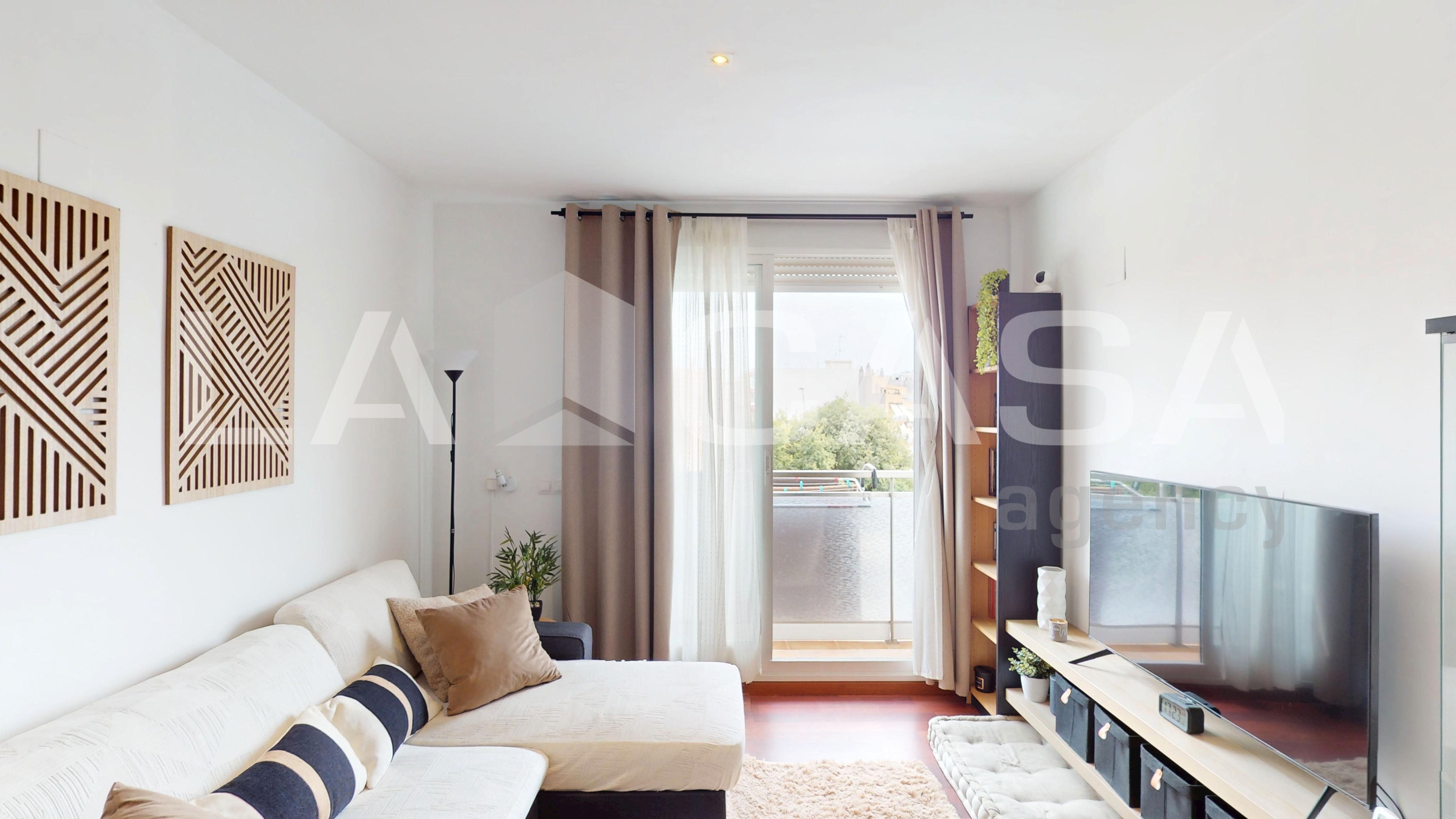 Sala de estar de Piso en venta en Paterna con Balcón