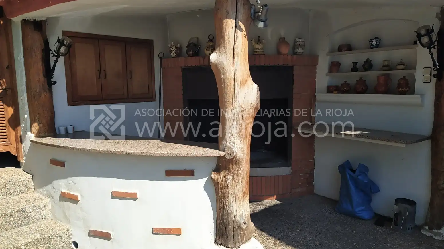Jardín de Casa o chalet en venta en Nalda con Calefacción, Terraza y Piscina