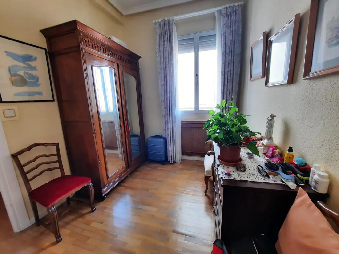 Schlafzimmer von Wohnung zum Verkauf in Madrid mit Klimaanlage, Heizung und Parkett