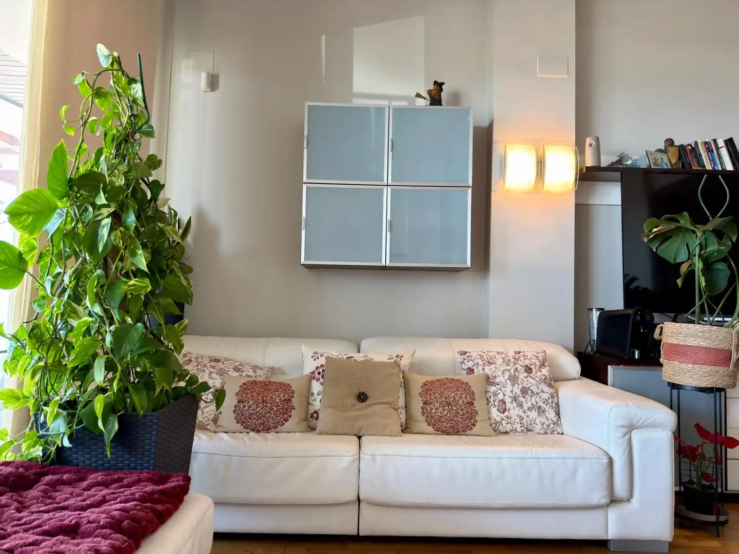 Sala d'estar de Apartament en venda en Cubelles amb Aire condicionat, Calefacció i Parquet