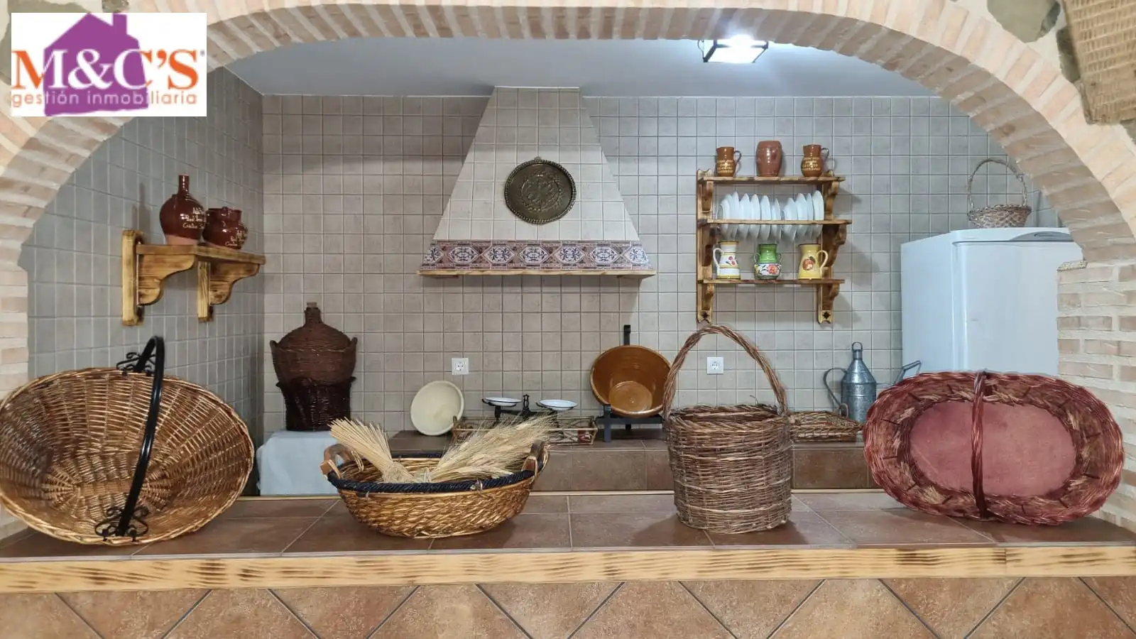 Kitchen of Houses for sale in Hinojosas de Calatrava  with Air Conditioner, Heating and Private garden