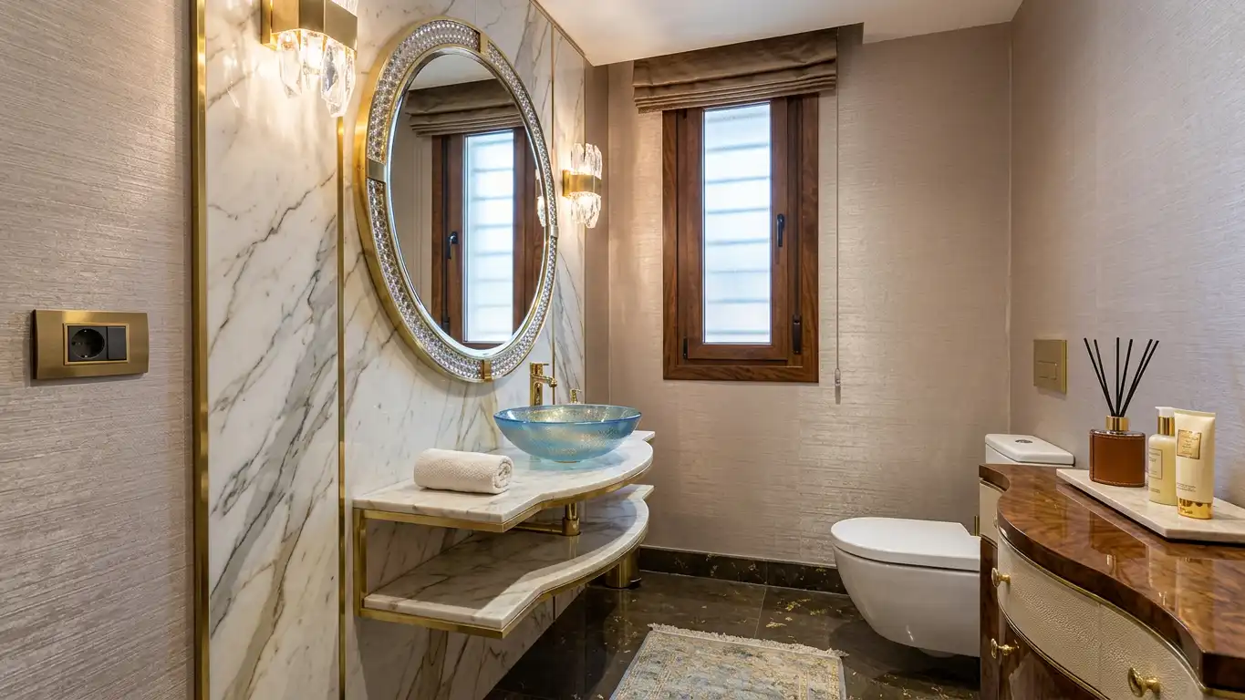 Bathroom of Houses for sale in Villaviciosa de Odón  with Air Conditioner, Heating and Private garden