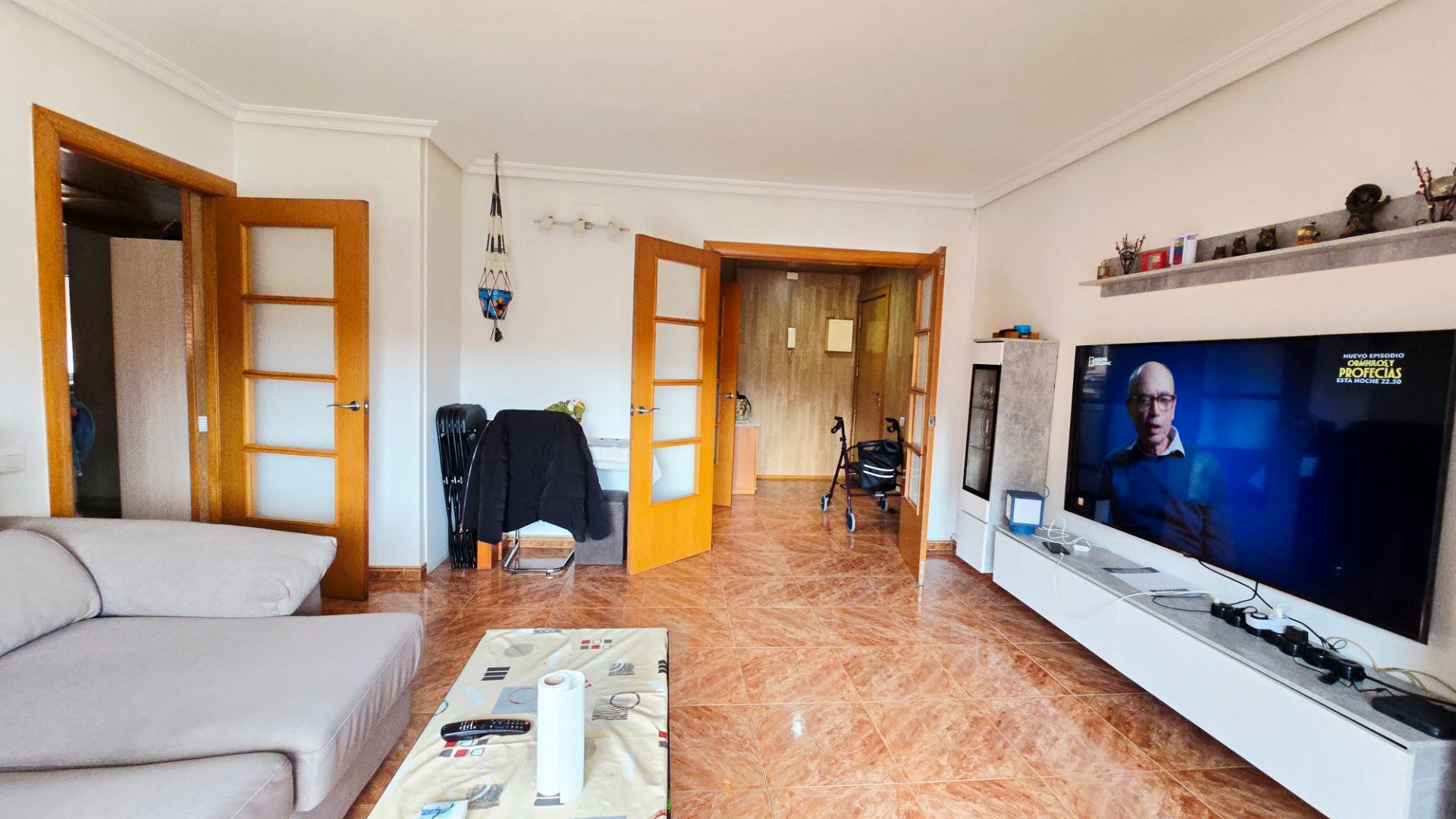 Living room of Flat for sale in Mollet del Vallès  with Air Conditioner, Heating and Parquet flooring