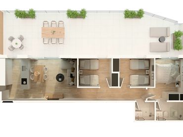 New build Penthouse with balcony for sale in Carrer Granada 21