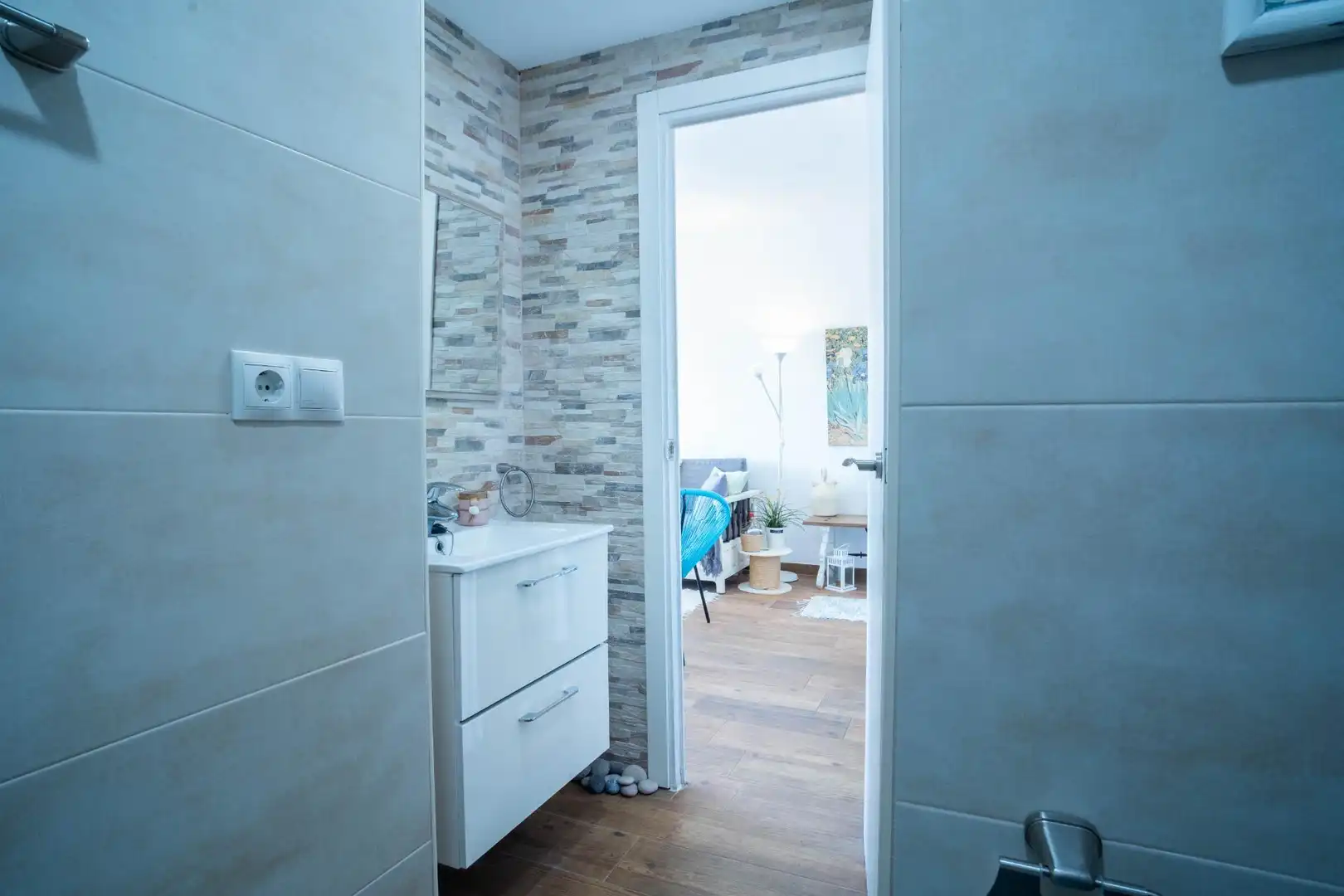 Bathroom of Apartments for sale in Oropesa del Mar / Orpesa  with Terrace and Furnished