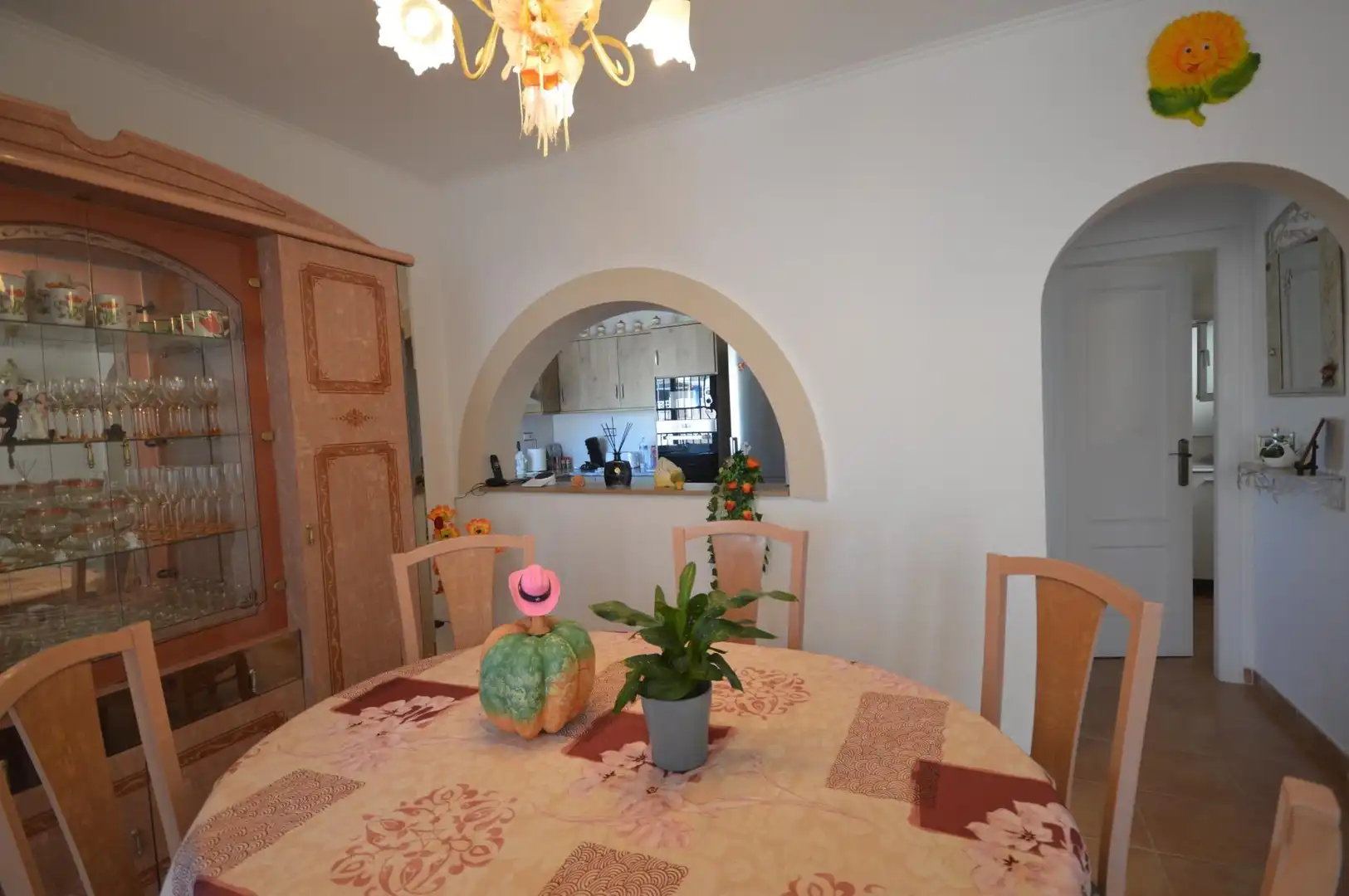 Esszimmer von Maisonette zum Verkauf in Algorfa mit Klimaanlage, Heizung und Privatgarten