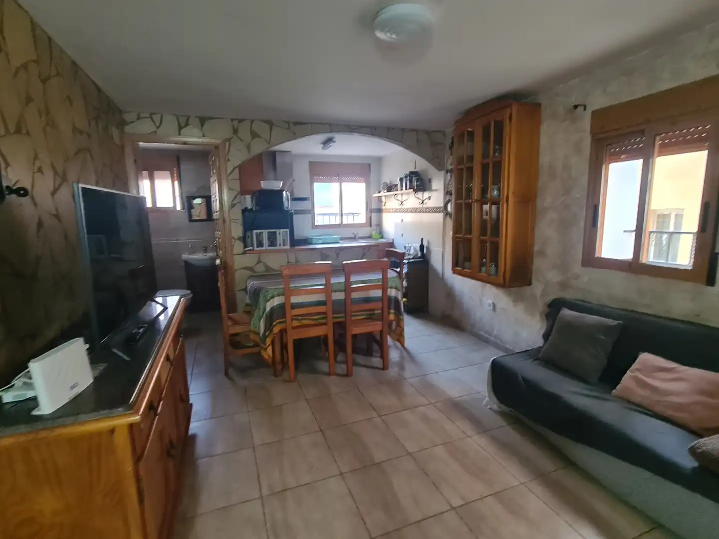Cocina de Casa adosada en venta en Vinaròs con Terraza, Amueblado y Horno