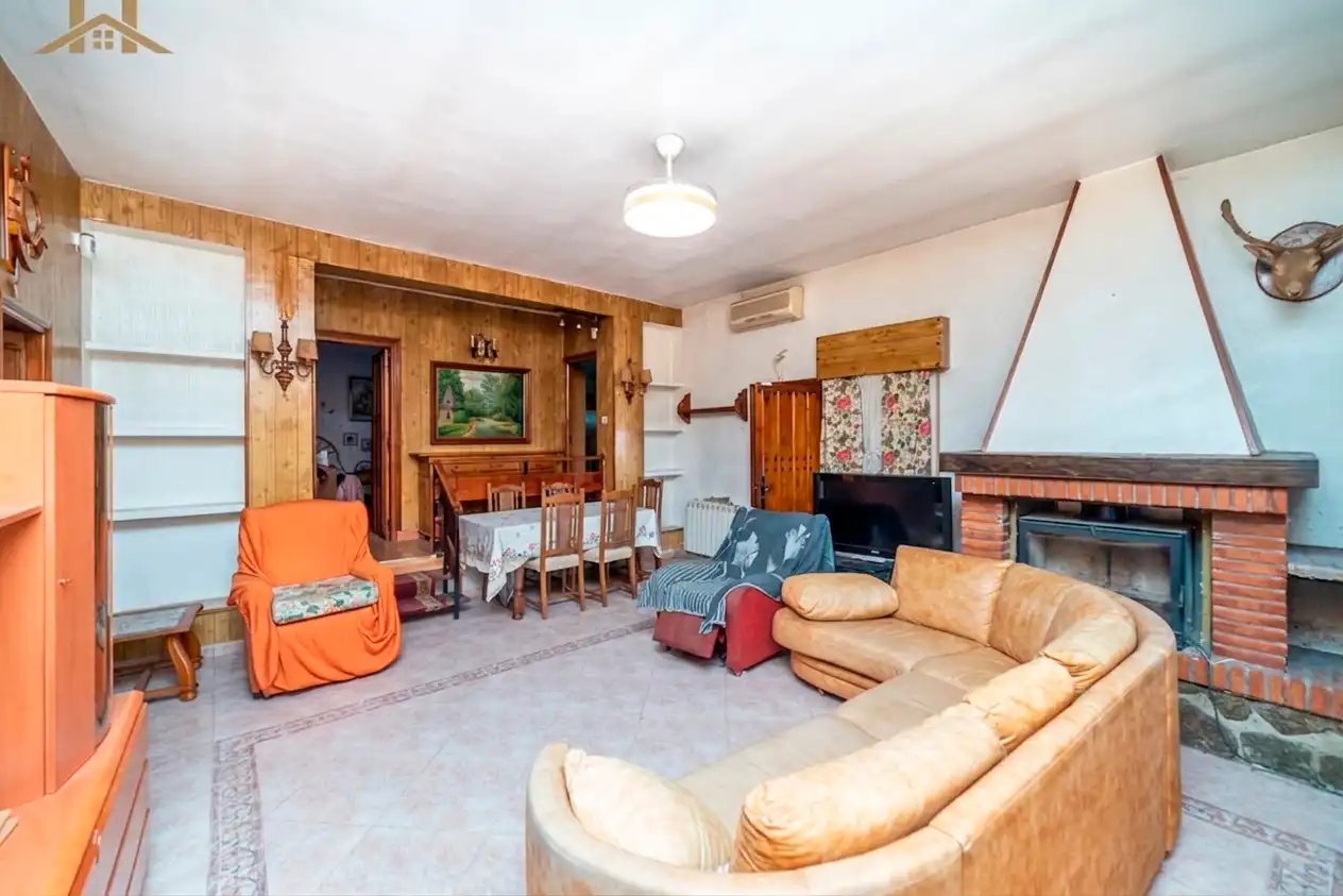 Sala de estar de Casa o chalet en venta en El Álamo con Aire acondicionado, Calefacción y Jardín privado