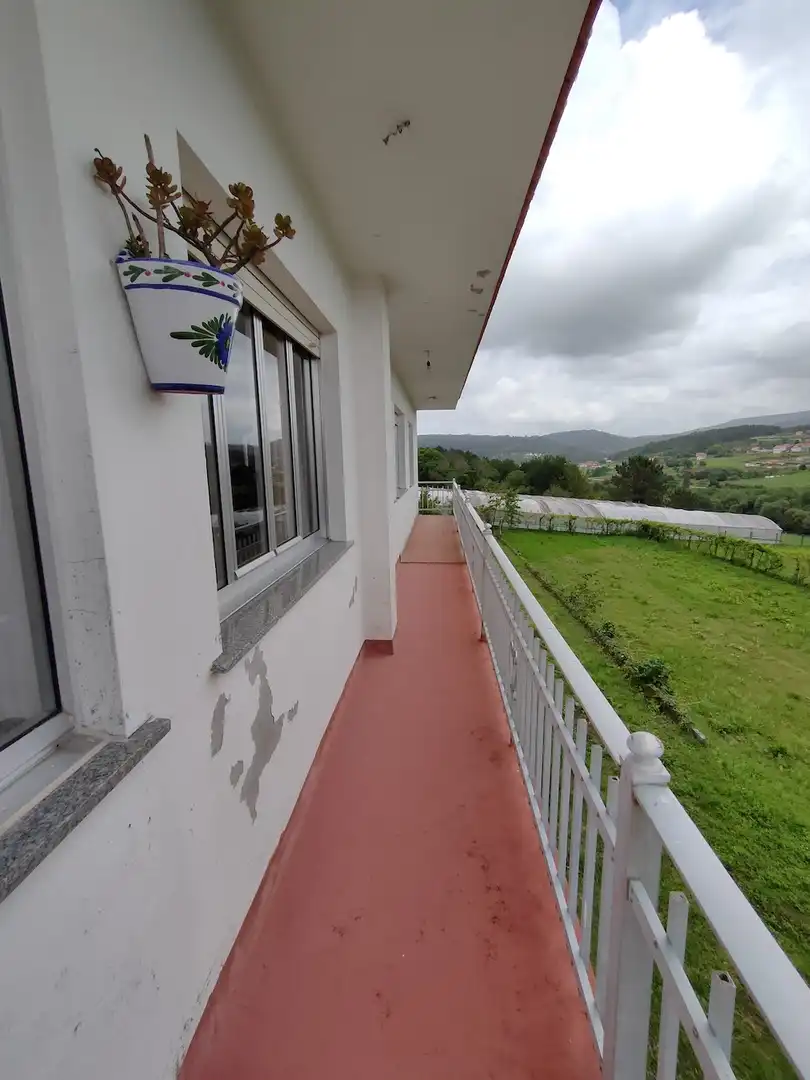 Vista exterior de Casa o chalet en venta en Lousame con Jardín privado, Trastero y Amueblado