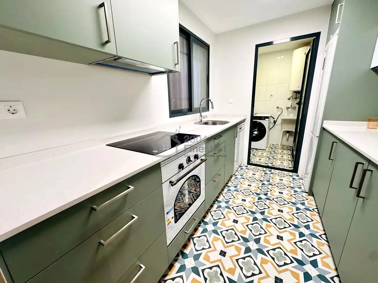 Kitchen of Flat for rent in Benidorm  with Terrace, Furnished and Community pool