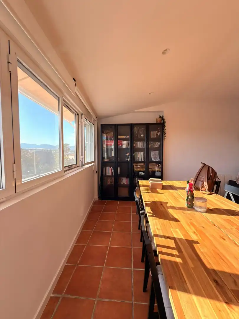 Esszimmer von Einfamilien-Reihenhaus zum Verkauf in Mutxamel mit Klimaanlage, Heizung und Terrasse