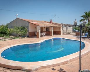 Swimming pool of Country house for sale in  Murcia Capital  with Air Conditioner, Terrace and Swimming Pool