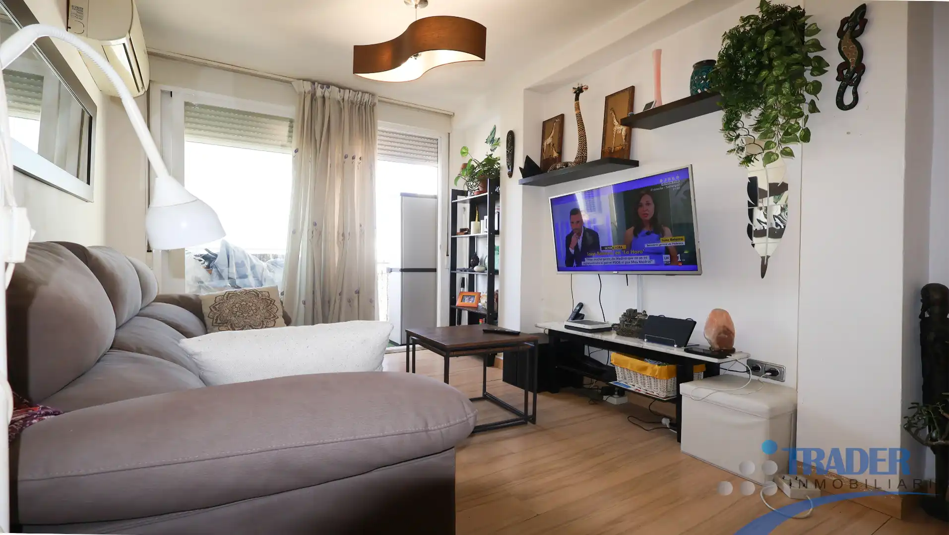 Living room of Flat for sale in Móstoles  with Terrace and Balcony