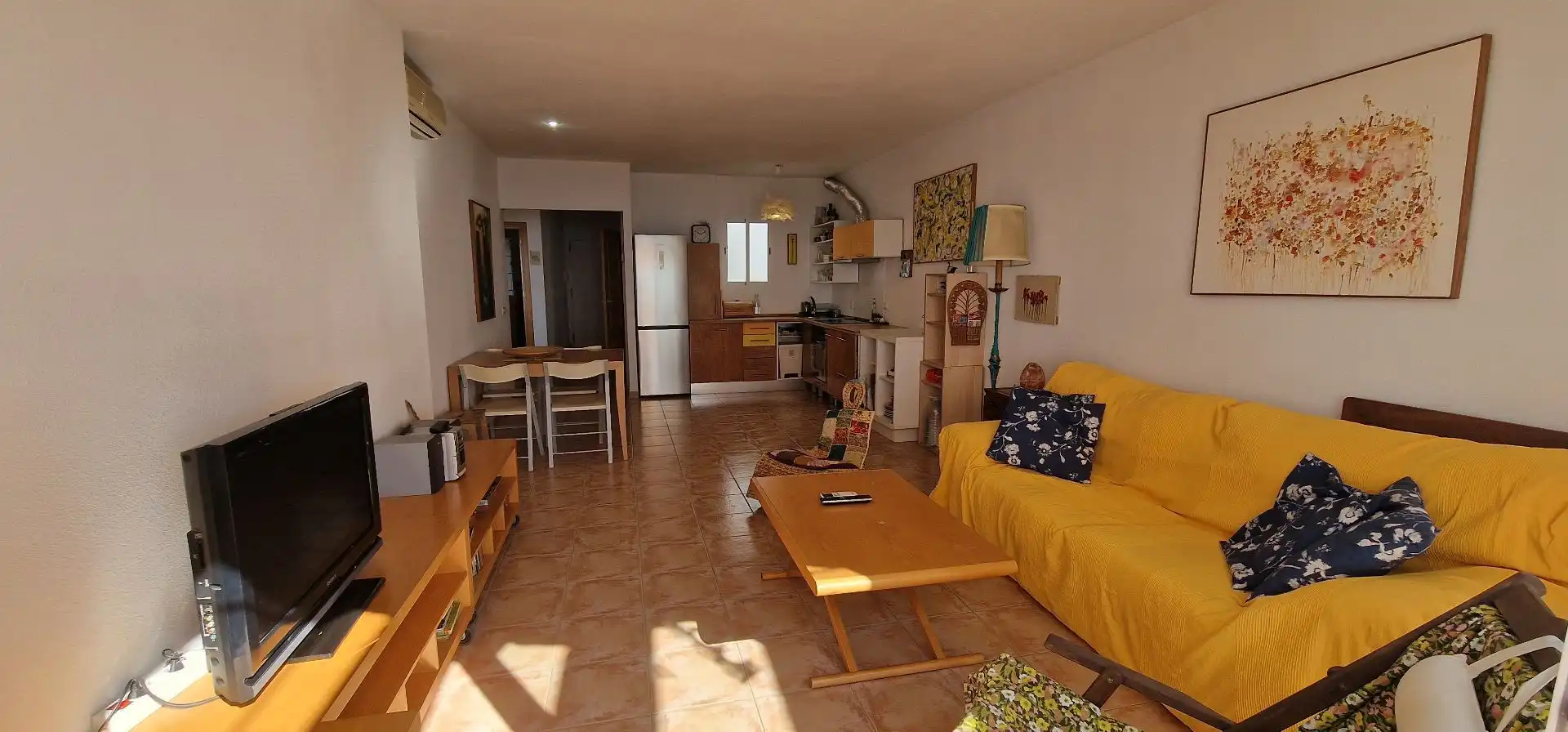 Sala d'estar de Apartament en venda en Mojácar amb Aire condicionat, Calefacció i Terrassa