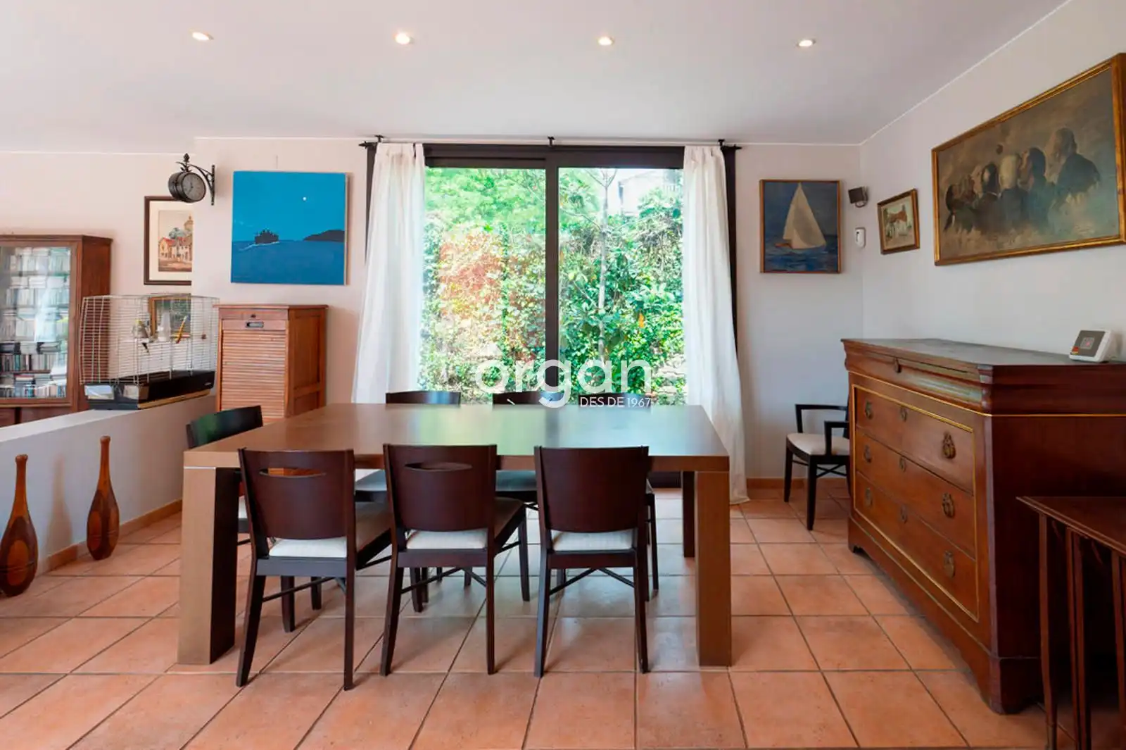 Esszimmer von Haus oder Chalet zum Verkauf in Cerdanyola del Vallès mit Klimaanlage, Heizung und Abstellraum