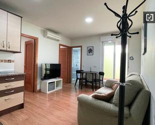 Living room of Flat to rent in  Madrid Capital  with Air Conditioner and Balcony