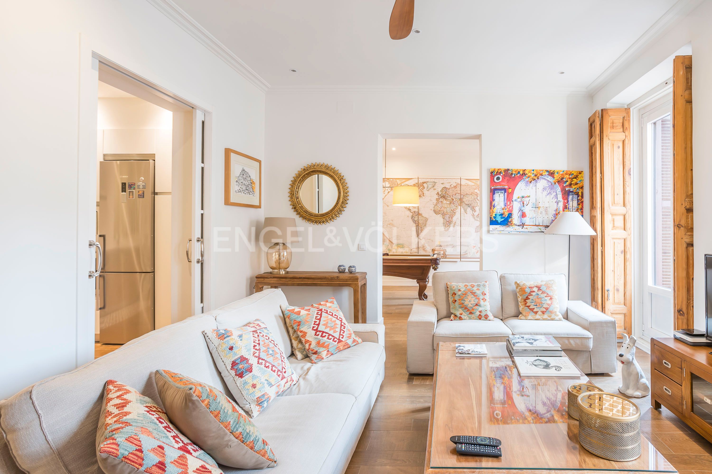 Sala d'estar de Apartament en venda en  Madrid Capital amb Aire condicionat, Calefacció i Traster