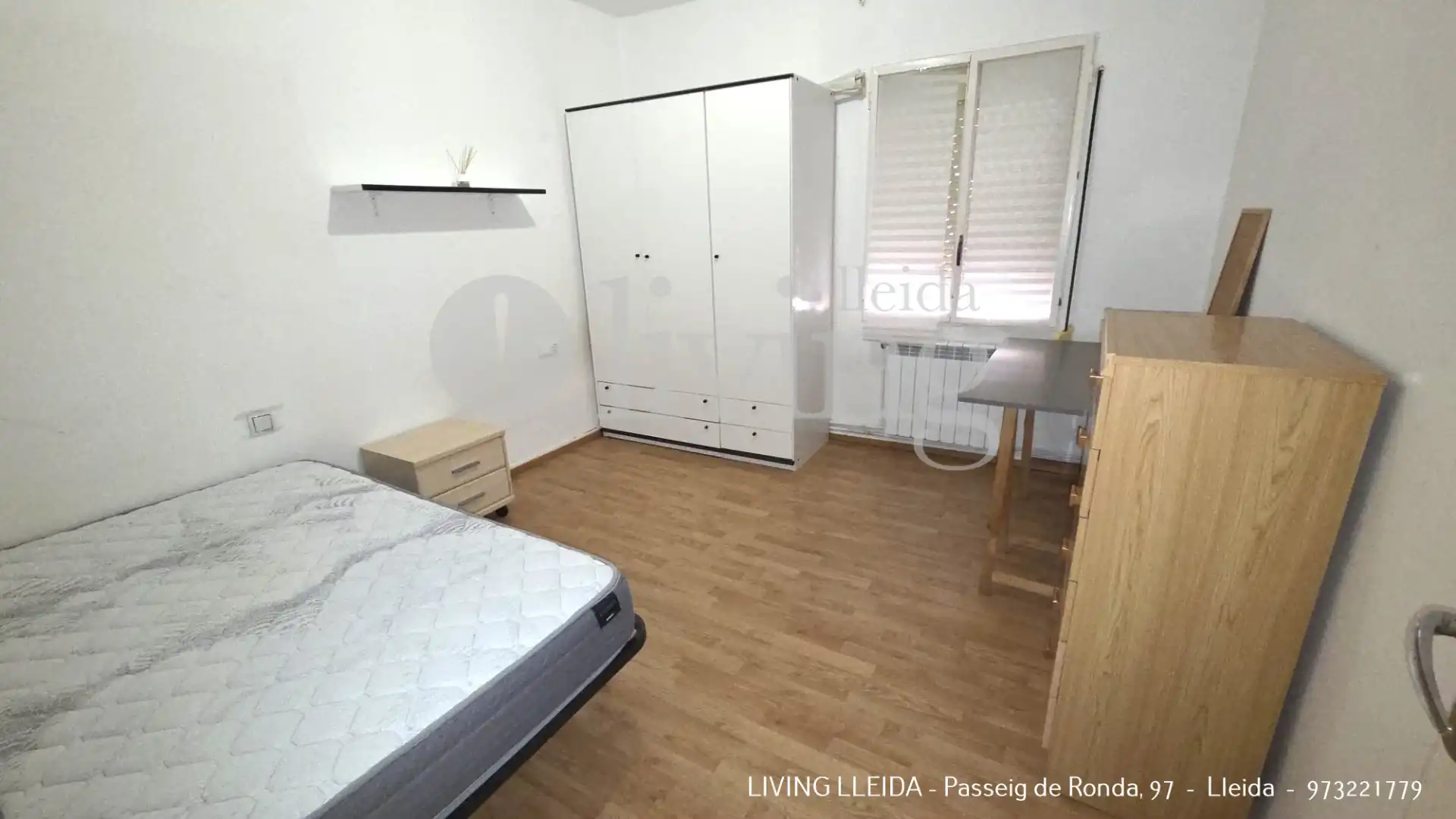 Bedroom of Flat for rent in Lleida  with Heating, Parquet flooring and Furnished
