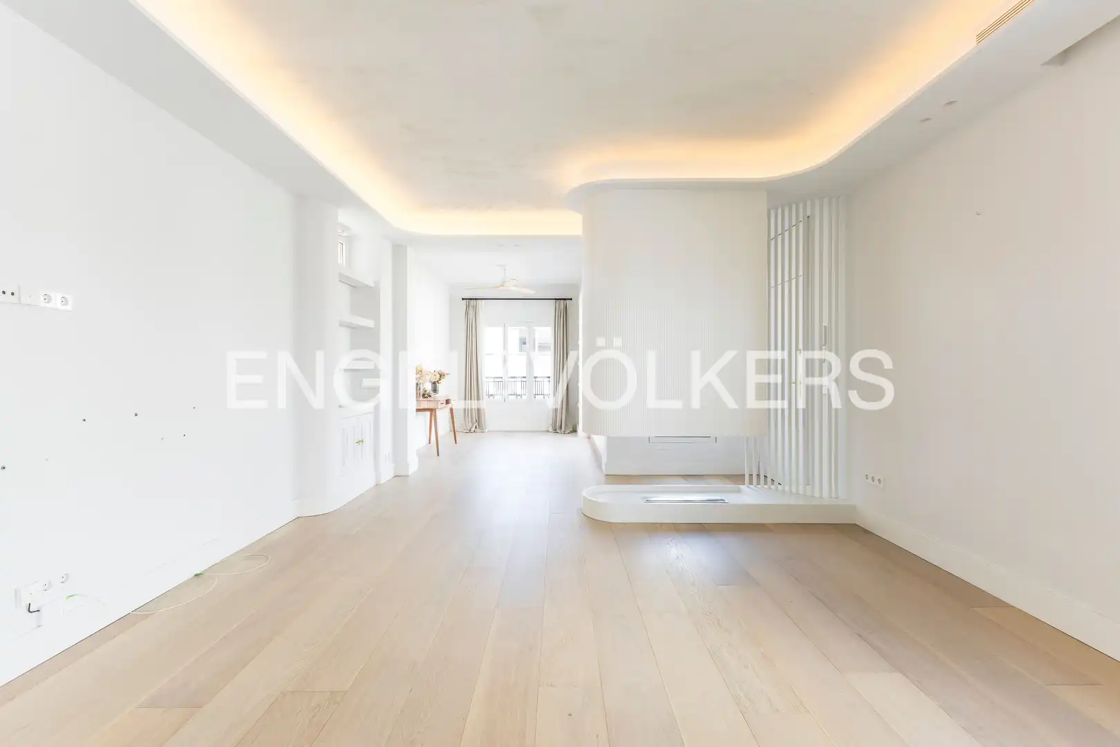 Wohnzimmer von Dachboden zur Miete in Madrid mit Klimaanlage, Heizung und Terrasse