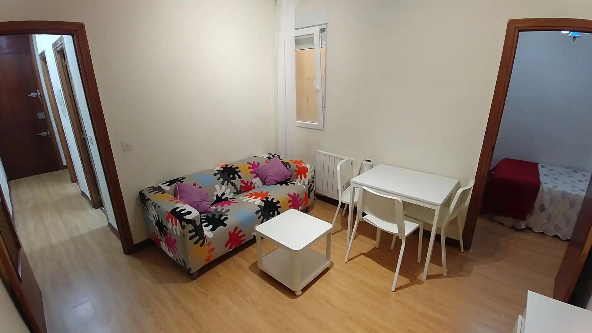Wohnzimmer von Wohnung zur Miete in Madrid mit Heizung und Möbliert