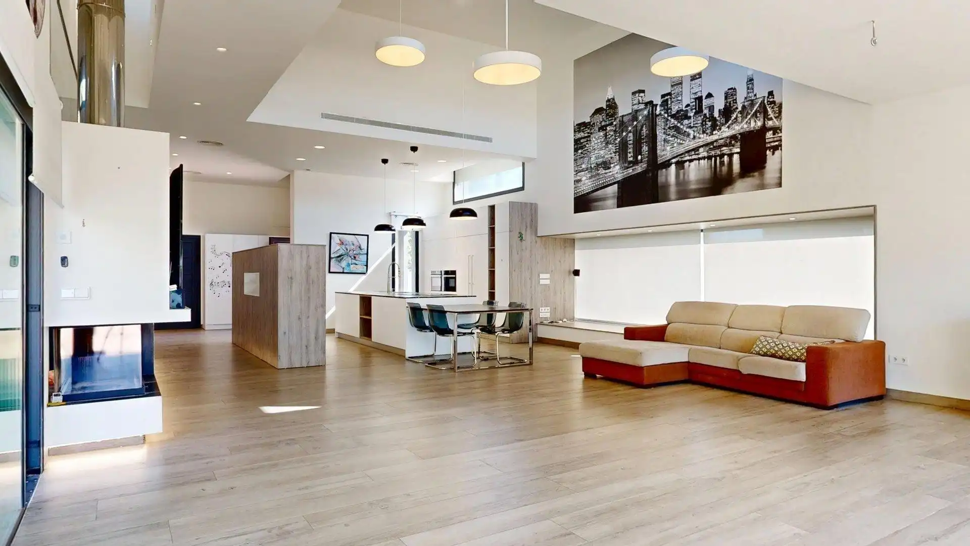 Sala de estar de Casa o chalet en venta en Zaragoza con Aire acondicionado, Calefacción y Jardín privado