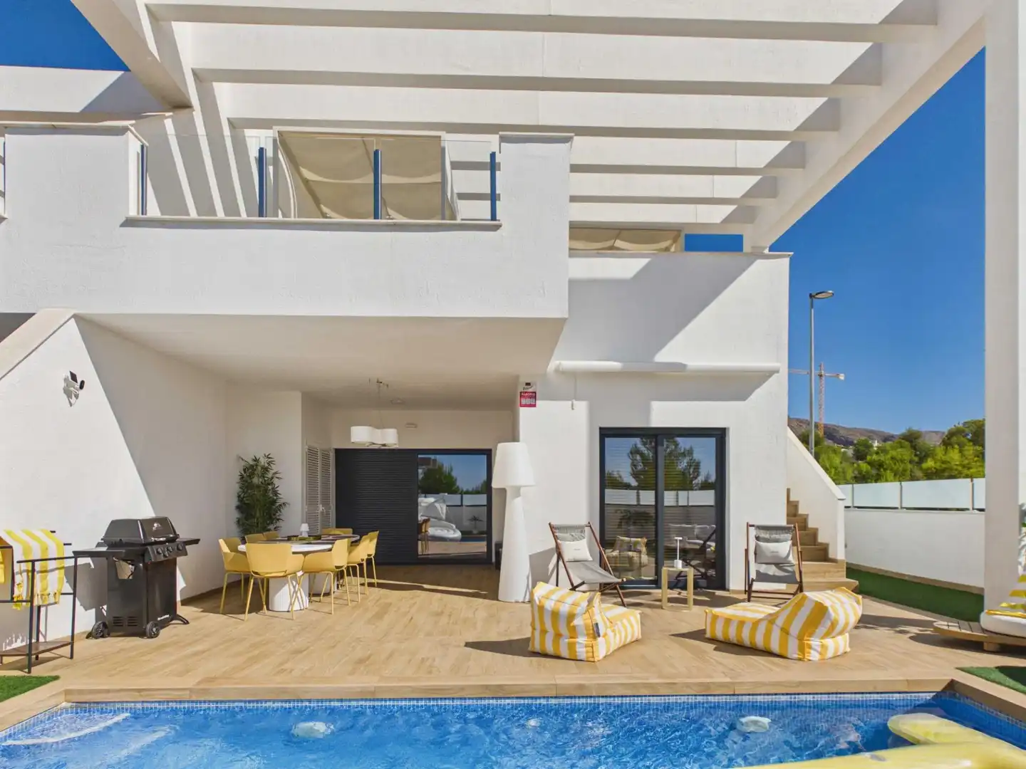 Terraza de Casa o chalet de alquiler en Finestrat