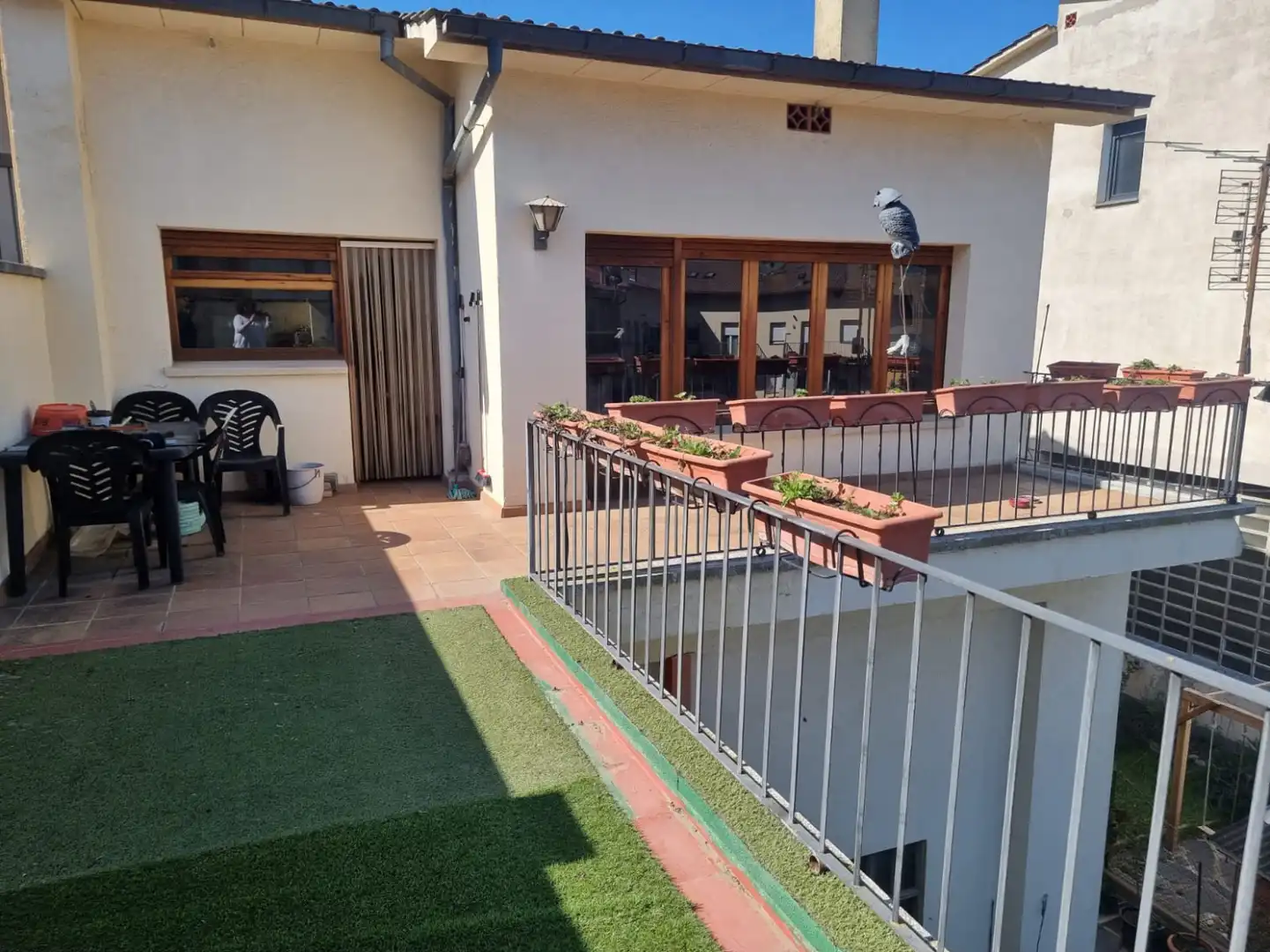 Terrassa de Casa adosada en venda en Centelles amb Calefacció, Jardí privat i Terrassa