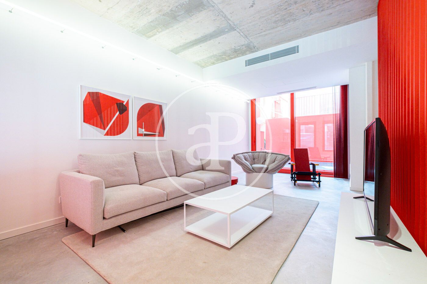 Living room of Duplex to rent in  Palma de Mallorca  with Air Conditioner, Heating and Terrace