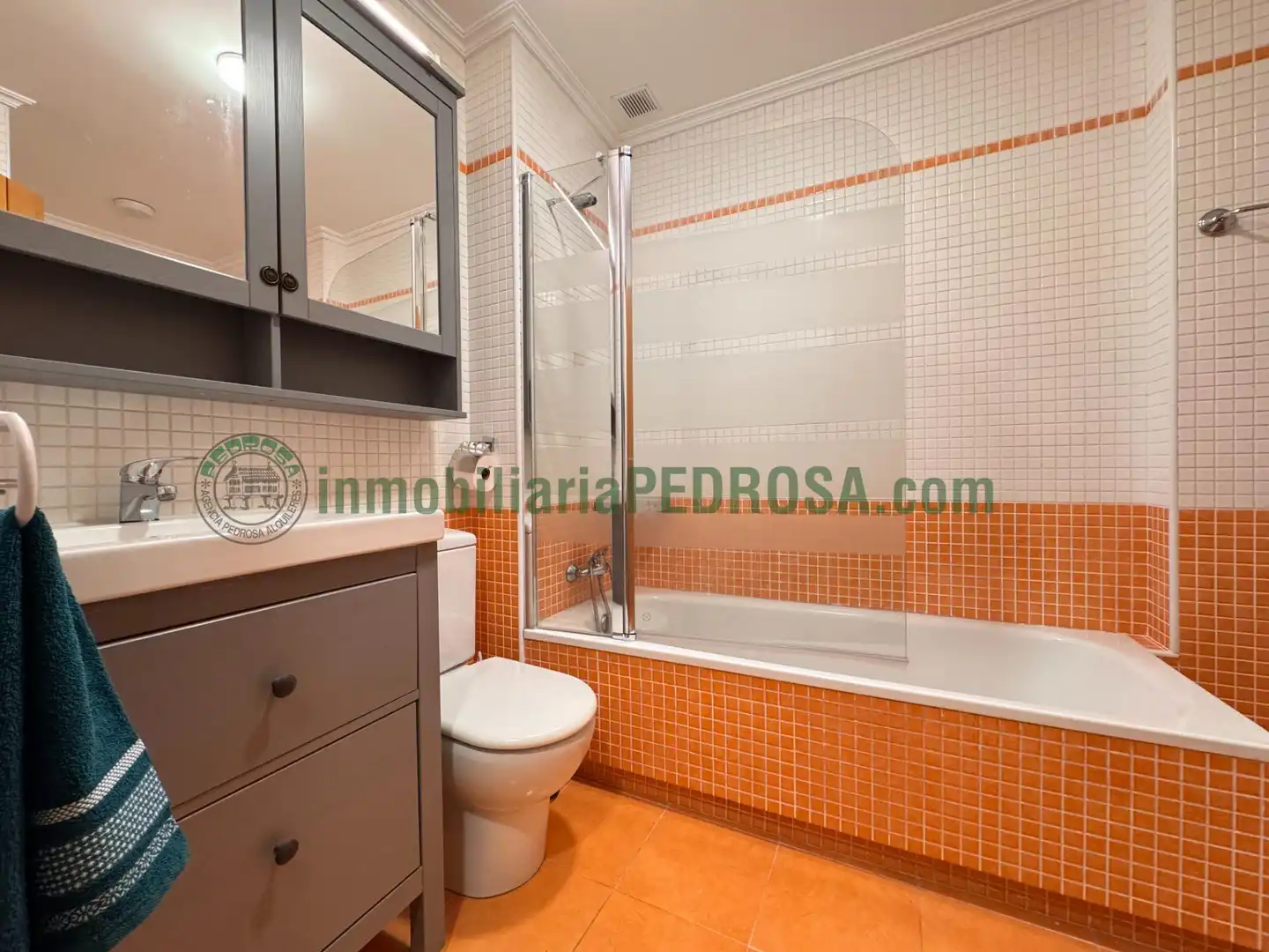 Bathroom of Flat for sale in Pontevedra Capital   with Heating, Terrace and Storage room