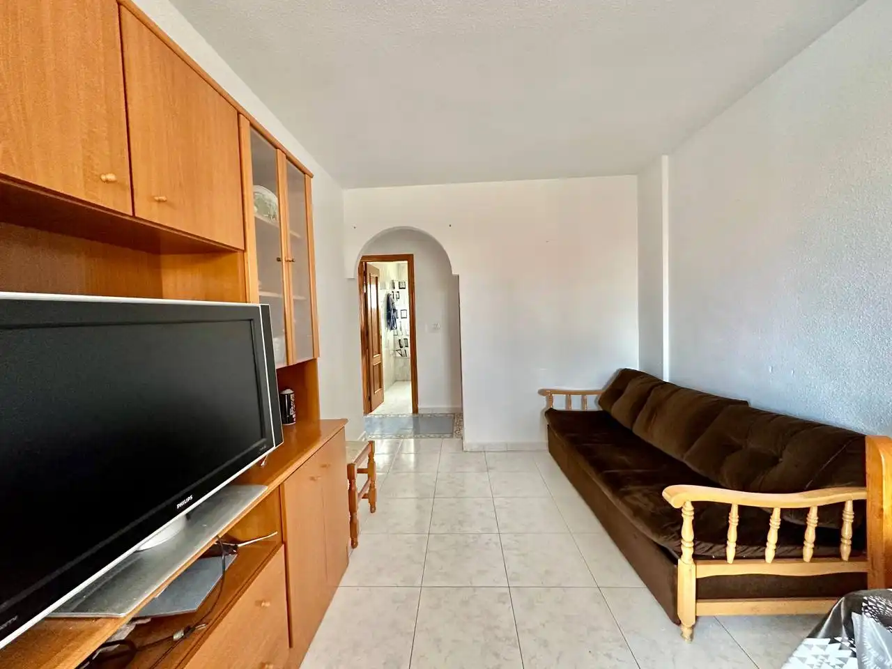 Sala d'estar de Pis de lloguer en San Pedro del Pinatar amb Aire condicionat, Calefacció i Terrassa