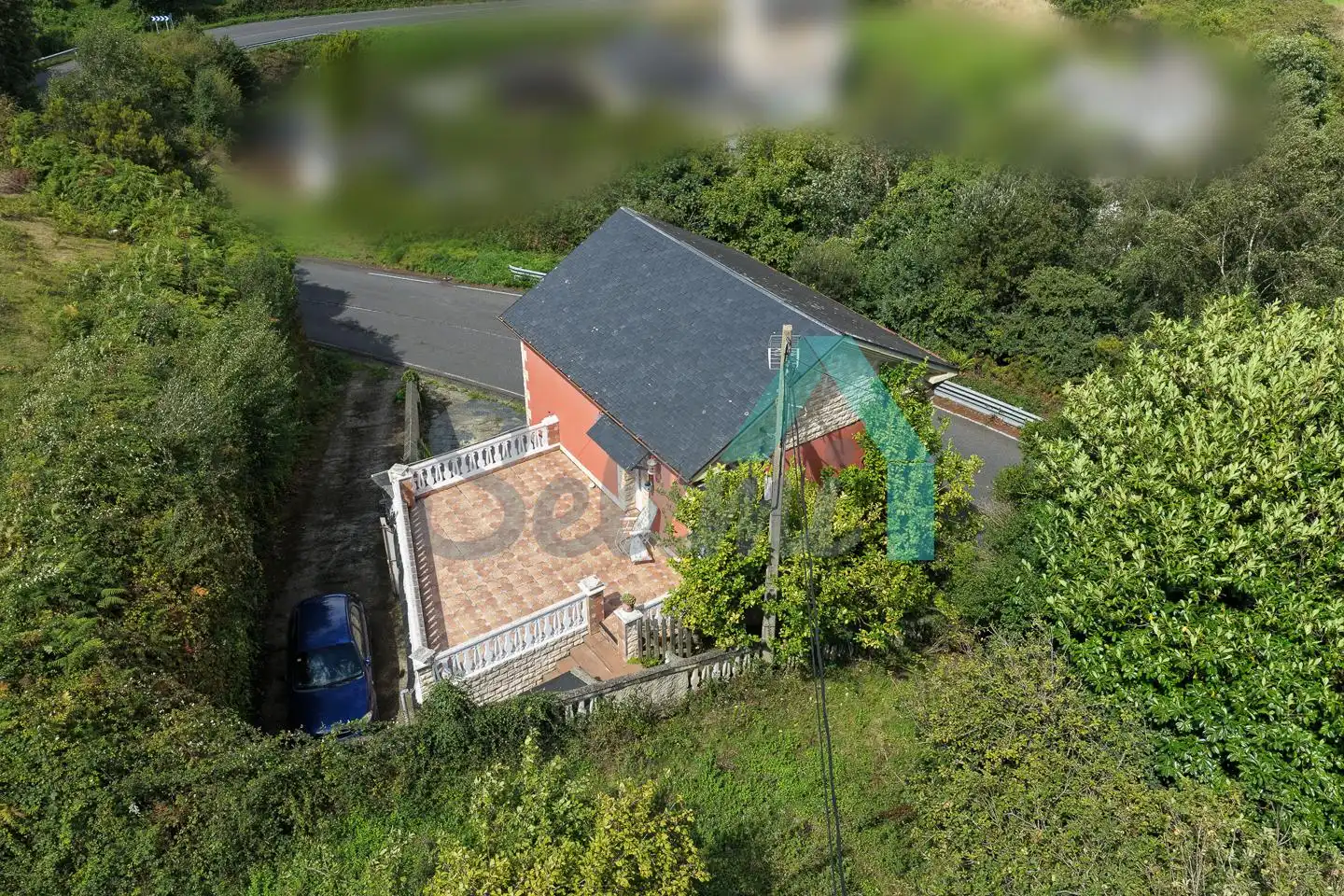 Exterior view of Houses for sale in Coaña  with Heating, Terrace and Furnished