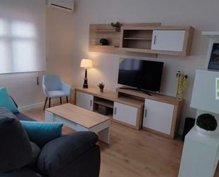 Sala d'estar de Apartament de lloguer en Cáceres Capital amb Aire condicionat, Calefacció i Moblat