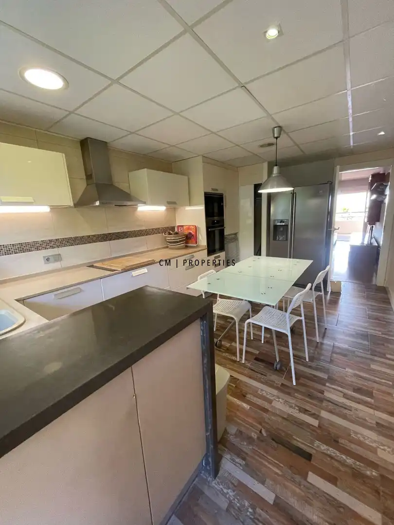 Kitchen of Flat for rent in Puçol  with Air Conditioner, Terrace and Swimming Pool