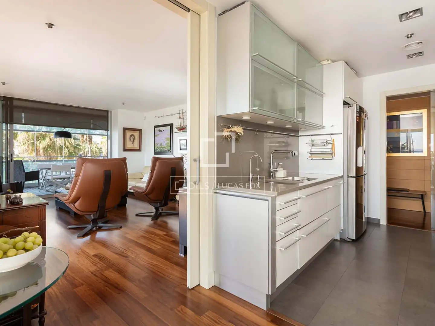 Cocina de Piso en venta en Barcelona con Aire acondicionado, Calefacción y Jardín privado